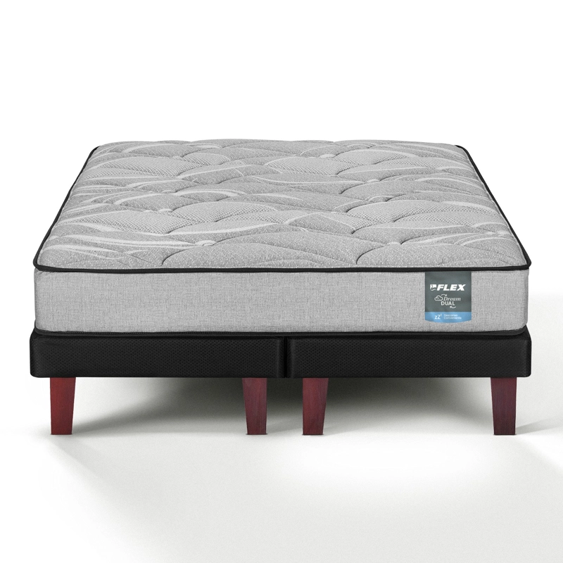 CAMA EUROPEA DREAM DUAL 2 PLAZAS BOX 150X200 FLEX - 2