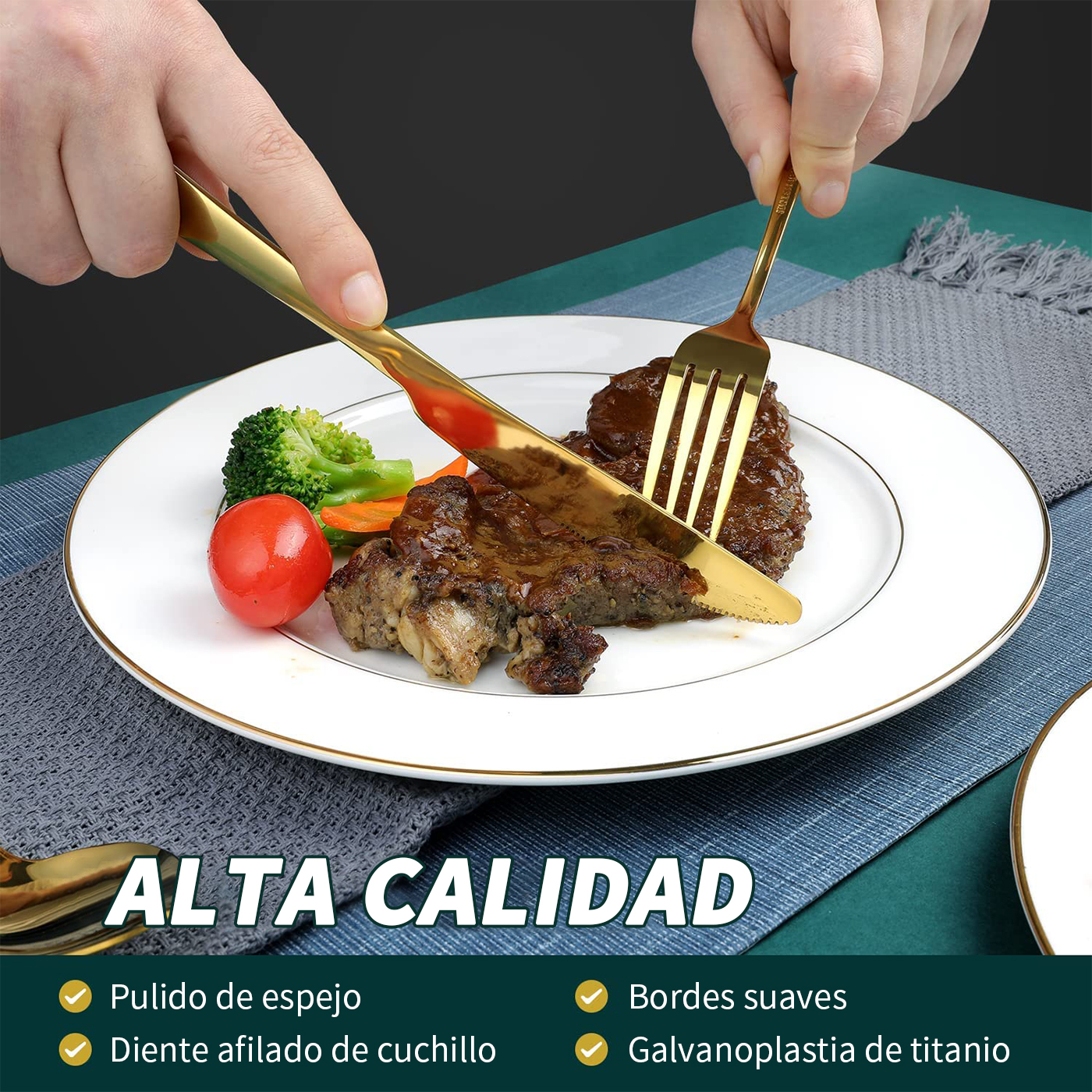 MALETA DE CUBIERTOS DE LUJO 24 PIEZAS REGALO - 5
