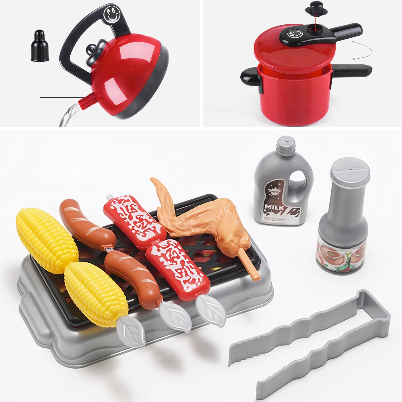 SET DE COCINA DE JUGUETE 36PCS NIÑOS JUEGO DE MINI CHEF - 6
