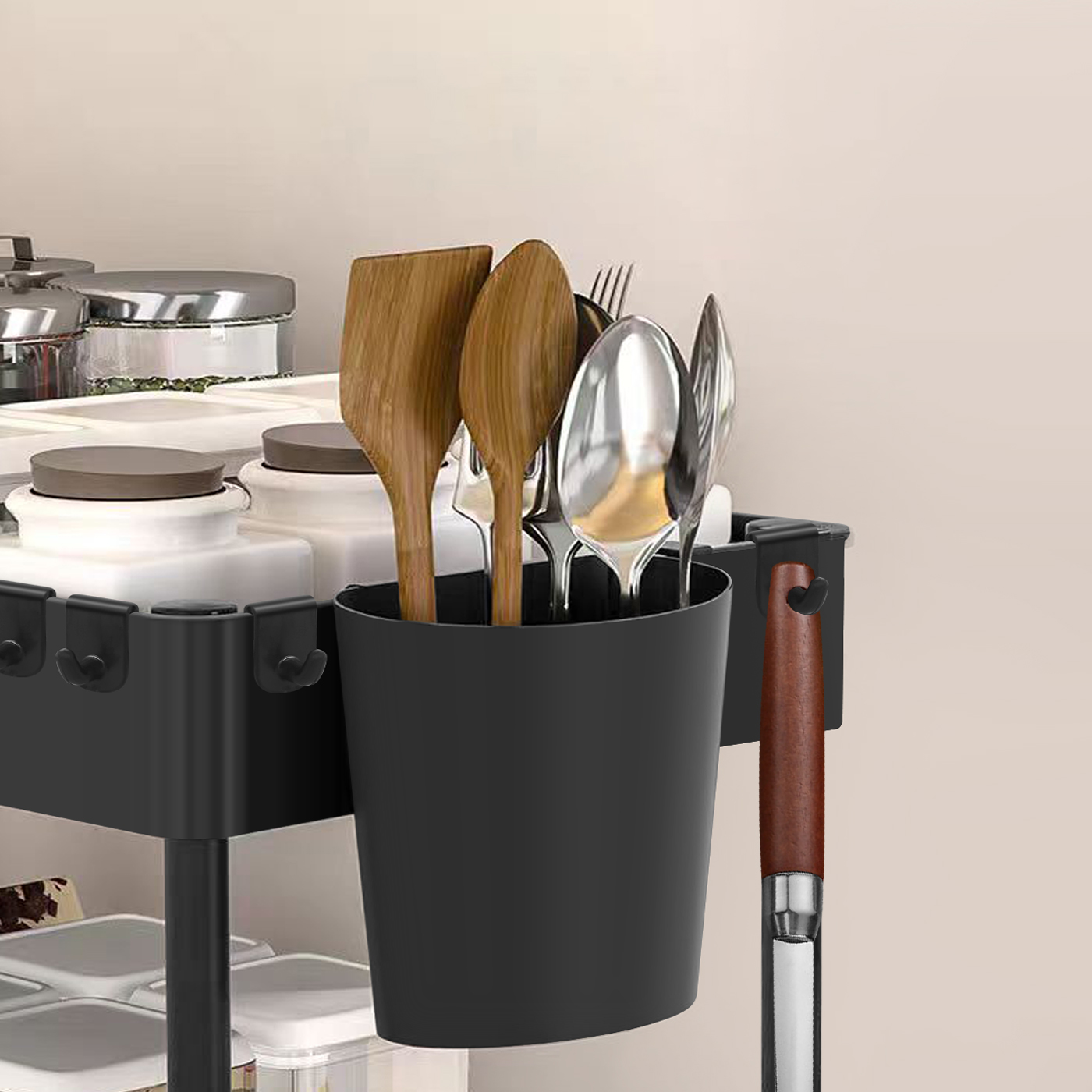 ESTANTE ORGANIZADOR 2 NIVELES CAJONES REPISAS BAÑO COCINA - 3