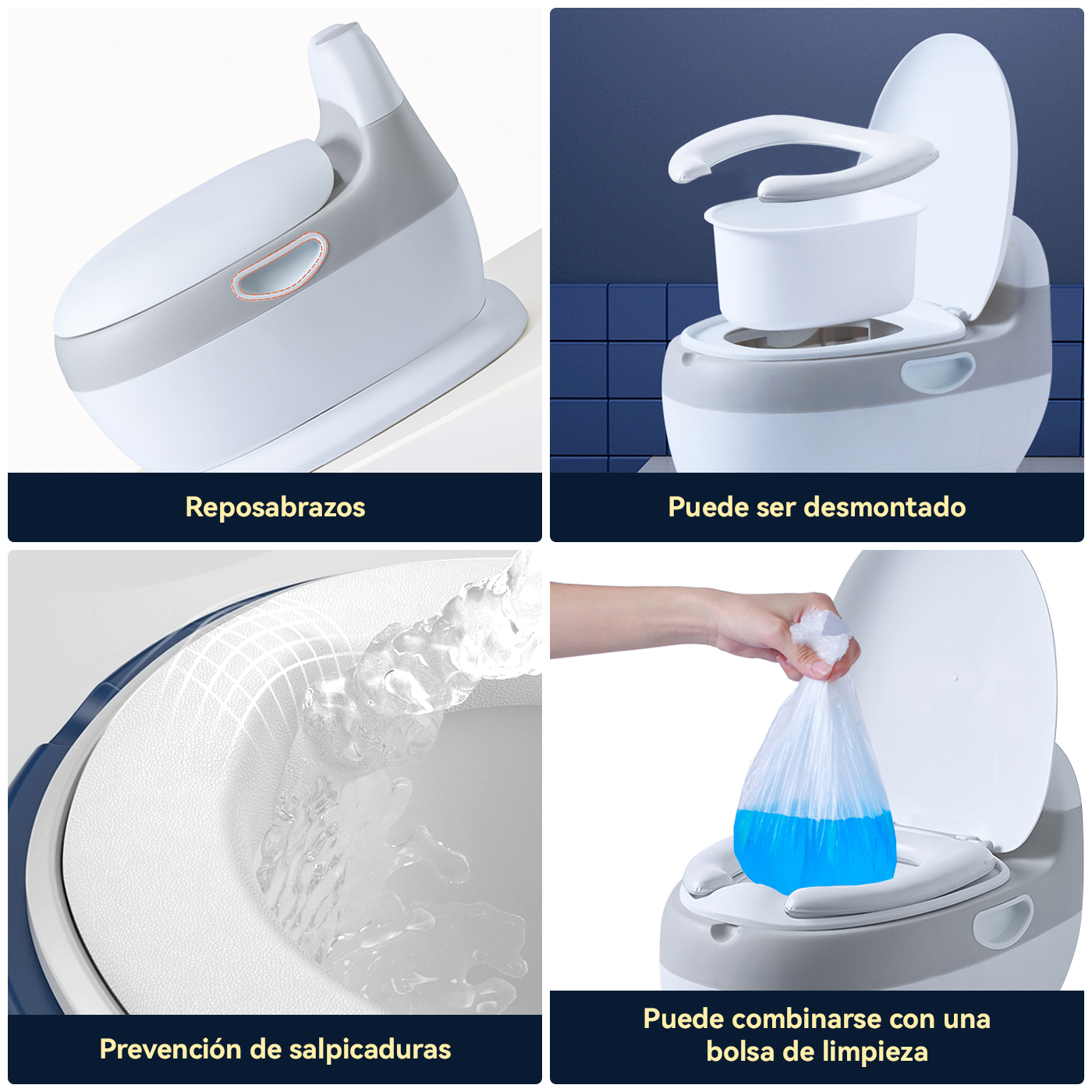 PELELA INODORO BACINICA CON SONIDO BAÑO PORTÁTIL PARA NIÑOS - 6