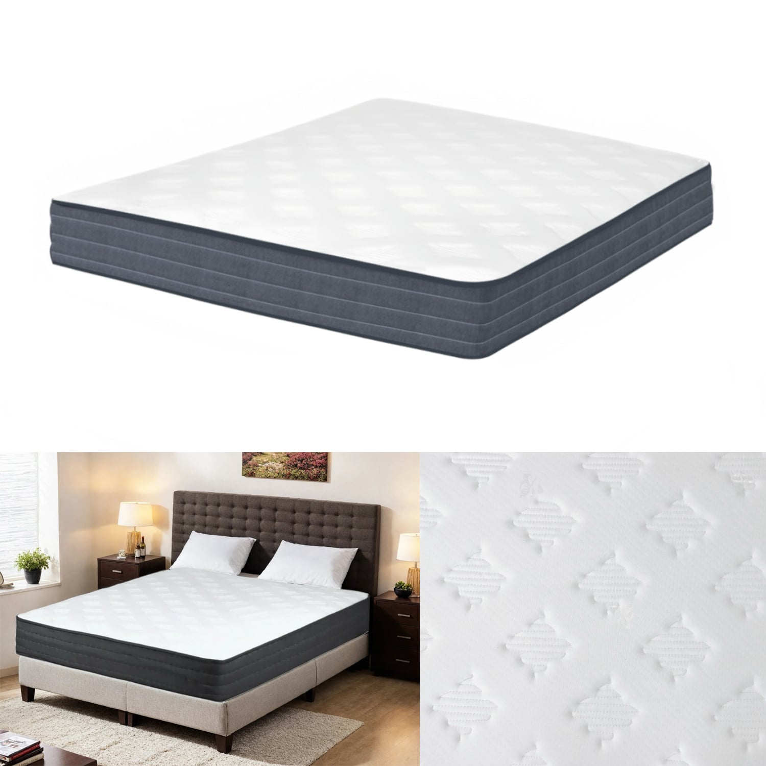 COLCHÓN REBONEC 2 PLAZAS VITALIA RESORTES POCKET 150 X 200 X 24 CM - 2