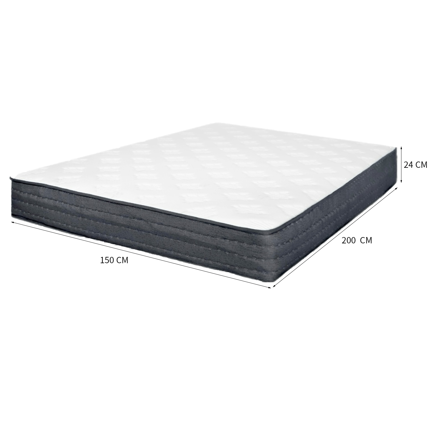 COLCHÓN REBONEC 2 PLAZAS VITALIA RESORTES POCKET 150 X 200 X 24 CM - 8