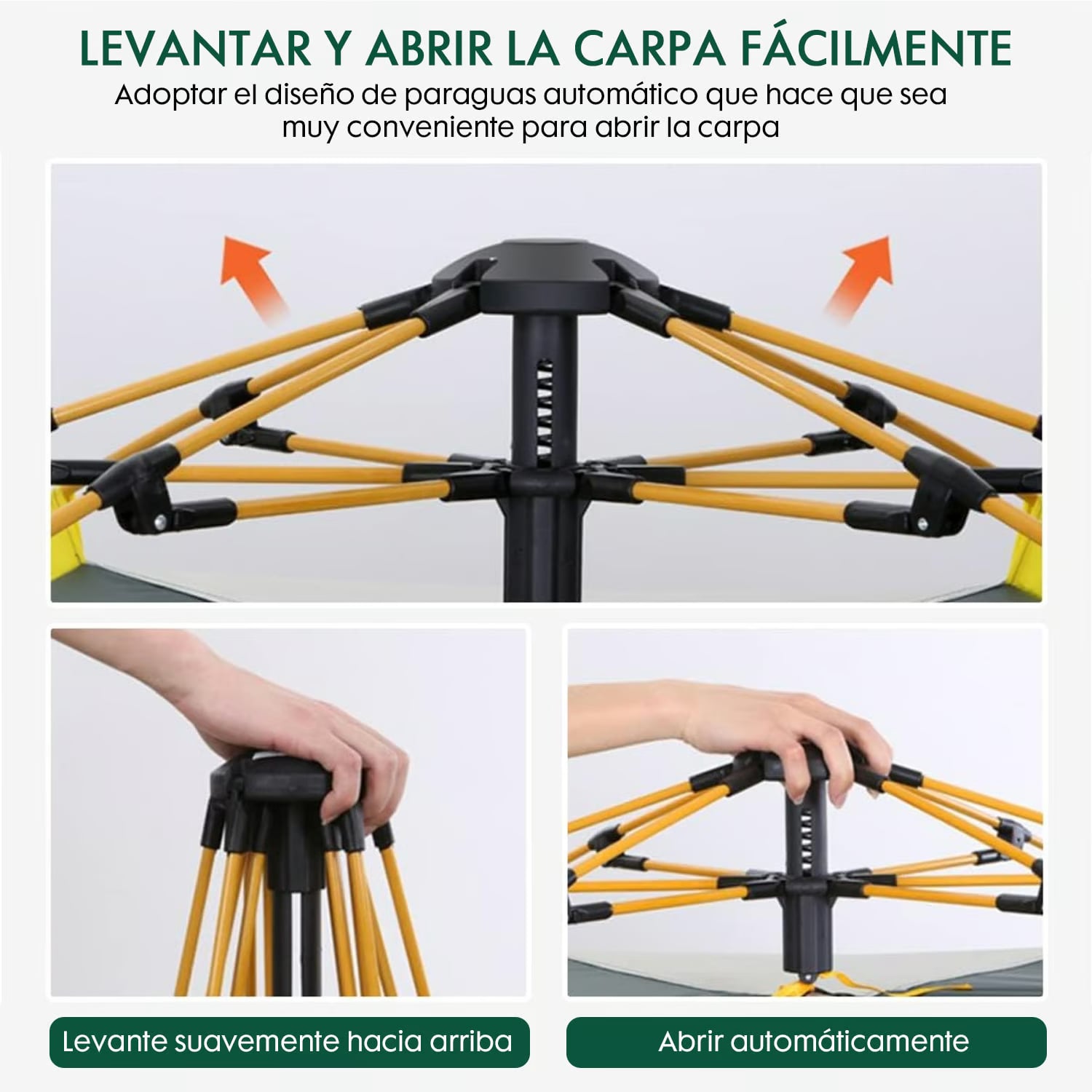 CARPA LIGERA AUTOMÁTICA PARA 4 PERSONAS VENTILACIÓN - 6