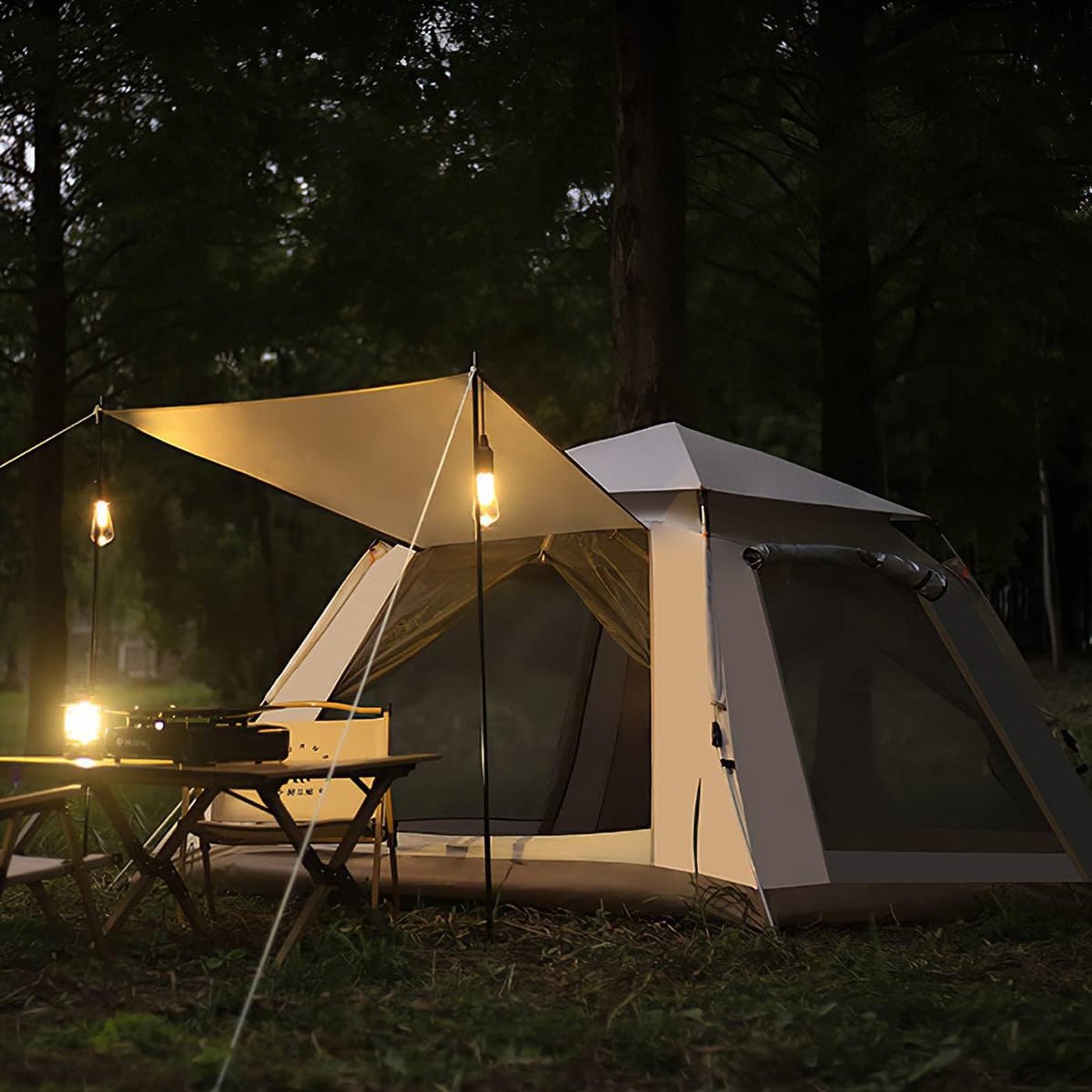 CARPA INSTANT CAMPING 4 PERSONAS CON 2 PUERTAS Y 2 VENTANAS - 7