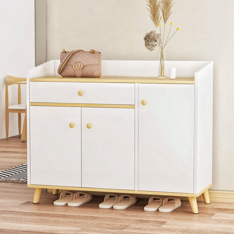 ZAPATERO ORGANIZADOR CON 3 PUERTA Y CAJON 90X30X84 CM - 1