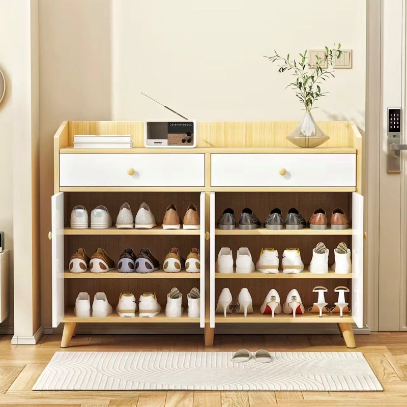 ZAPATERO ORGANIZADOR GRAN CAPACIDAD CON CAJONES 120X30X100 CM - 3