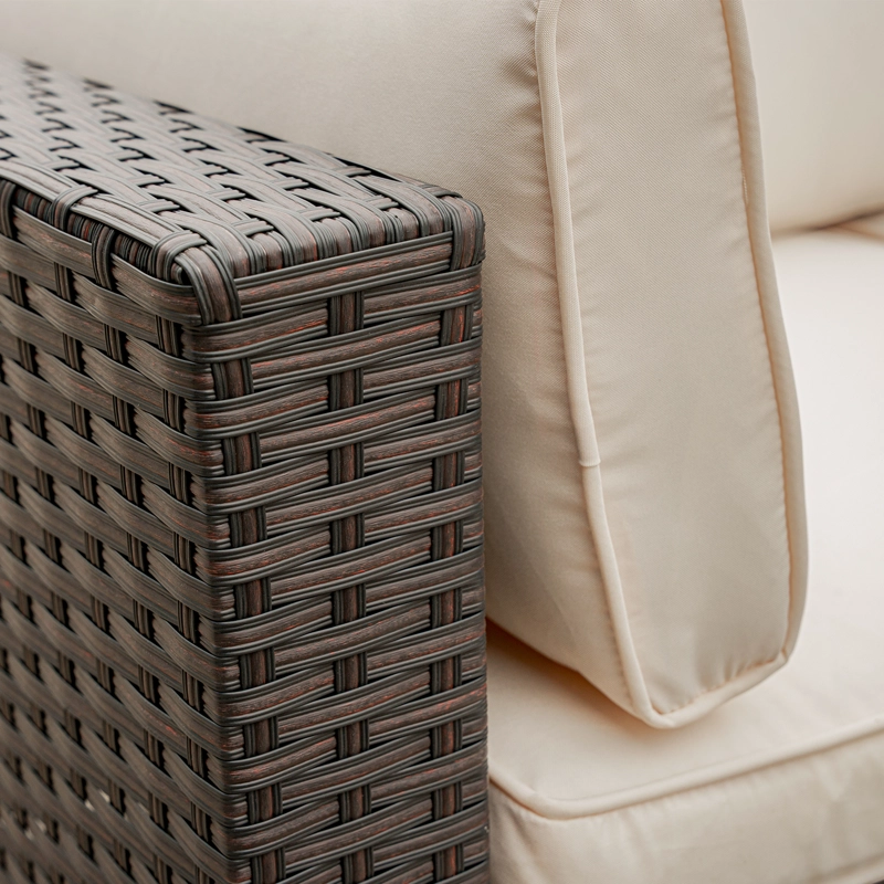 JUEGOS DE TERRAZA ROHE DESIGN BAHIA SERENA 7 PIEZAS BEIGE - 6