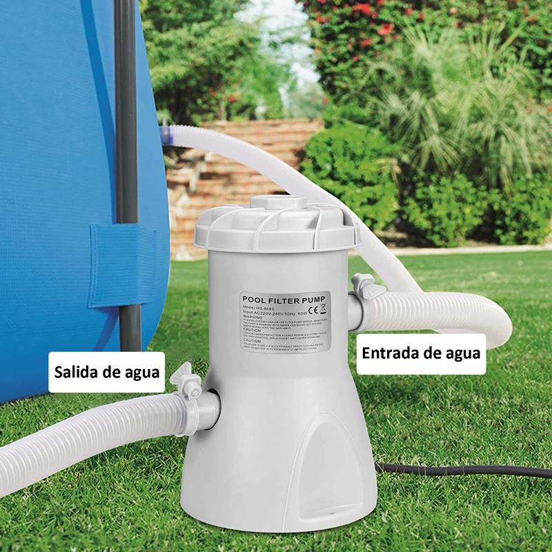 BOMBA DE AGUA PARA PISCINA CON FILTRO 3028 L/H - 2