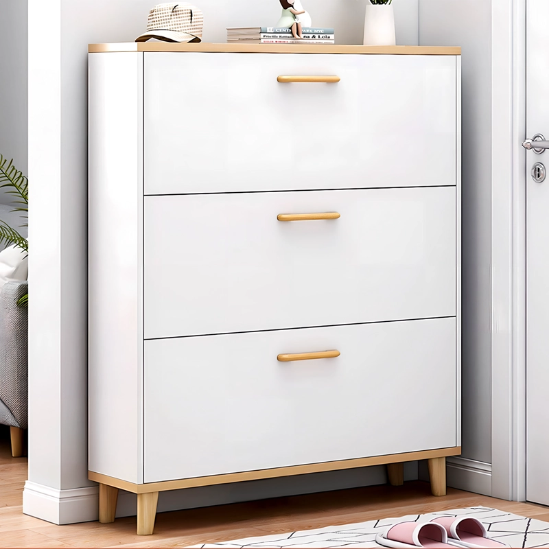 ZAPATERO ORGANIZADOR CON 3 PUERTAS Y 2 FILAS,CAPACIDAD 18 PARES - 1