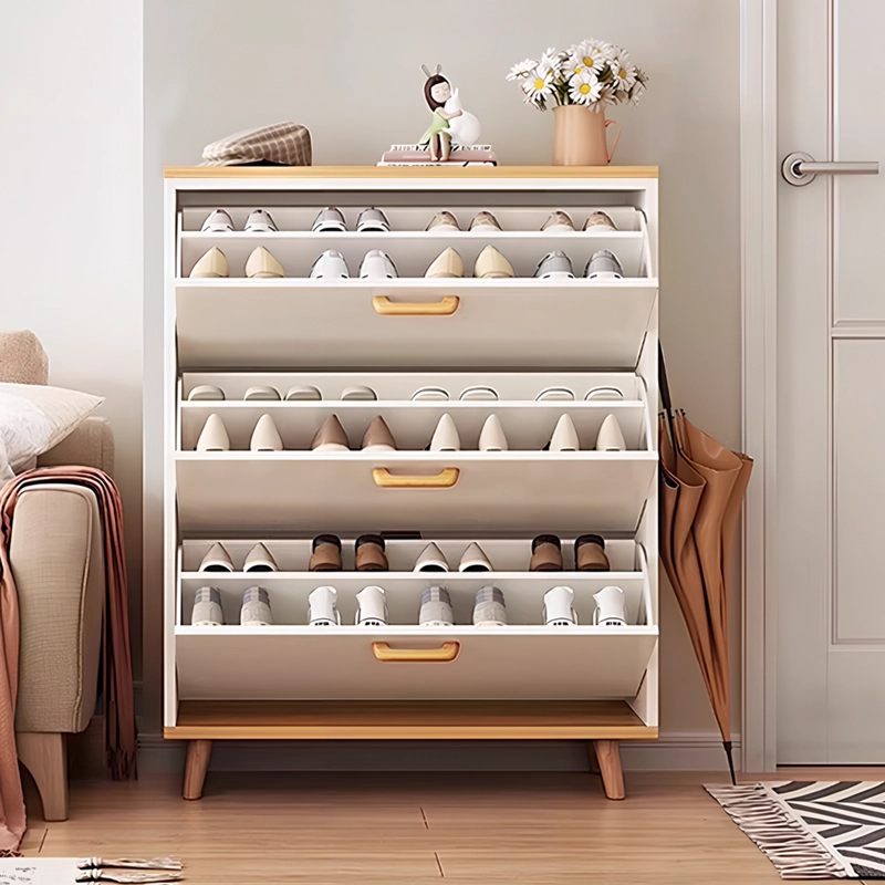 ZAPATERO ORGANIZADOR CON 3 PUERTAS Y 2 FILAS,CAPACIDAD 18 PARES - 2