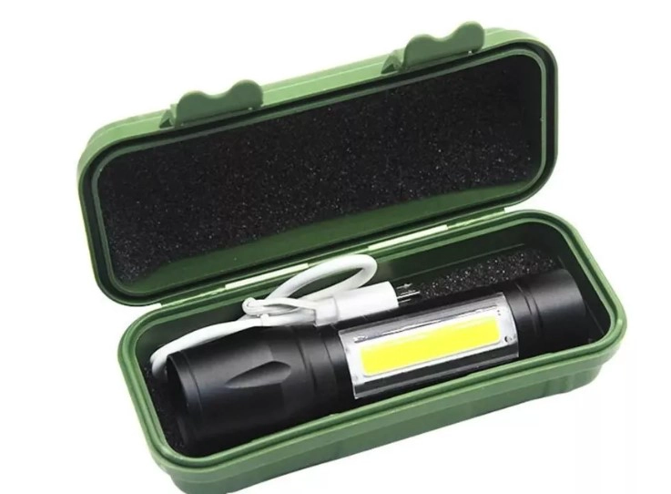 LINTERNA MINI RECARGABLE OEM TACTICA USB LARGA DISTANCIA - 3