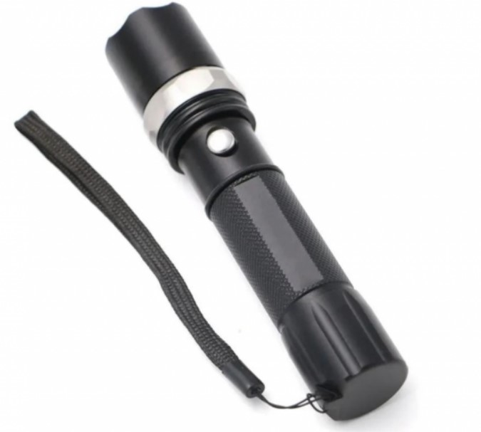 LINTERNA LED RECARGABLE OEM CON ESTUCHE VERDE POWER STYLE - 2