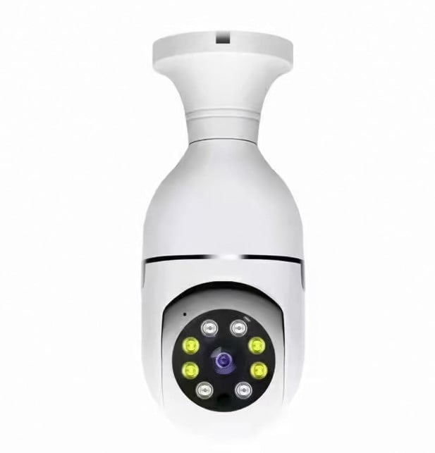 CÁMARA SEGURIDAD VIGILANCIA TIPO AMPOLLETA 360º WIFI - 1