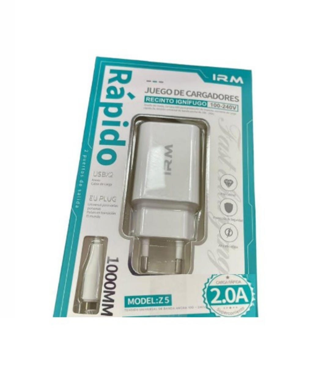 CARGADOR CON CABLE CONEXIÓN LIGHTNING - 2