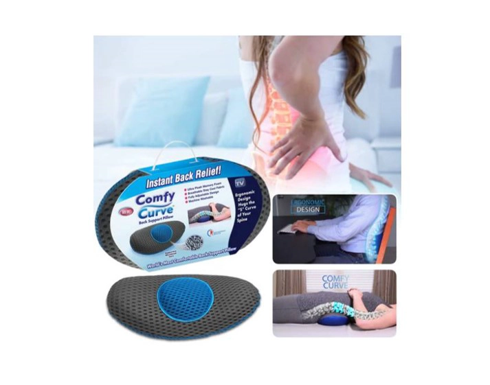 COJIN ALMOHADA ERGONOMICA DE APOYO LUMBAR - 3