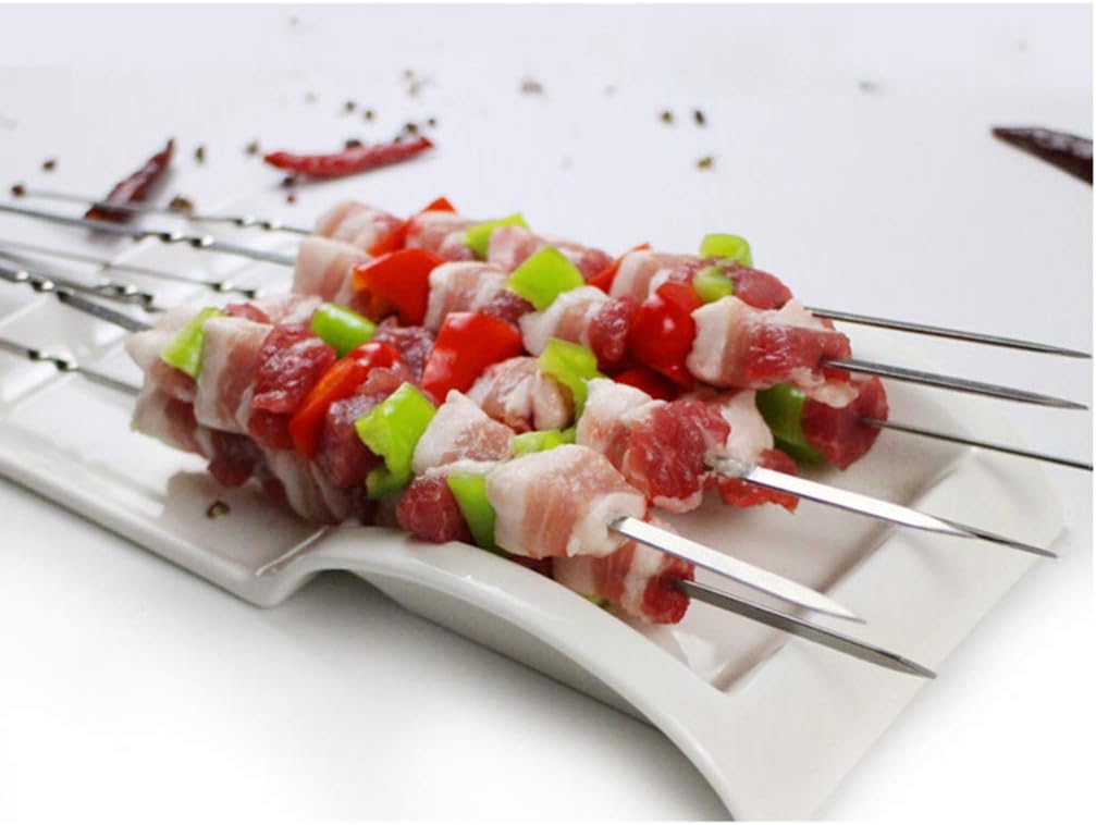SET 6 BROCHETA AGUJA BARBACOA 45CM - 3
