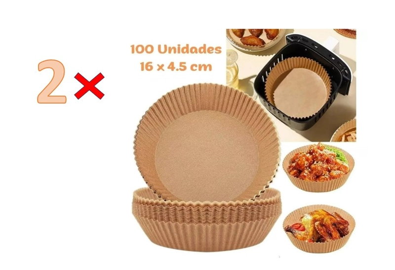 PACK 200UND PAPEL DESECHABLE ANTIADHERENTE FREIDORA AIR FRYER - 4