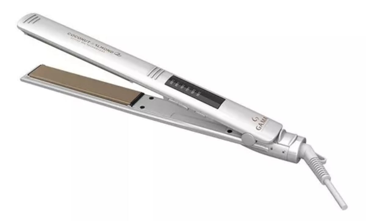 PLANCHA ALISADORA ELEGANCE LED COCONUT GAMA - 1