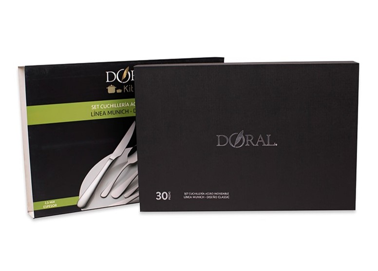 SET CUCHILLERIA MUNICH 30 PIEZAS CLASICA DORAL - 3