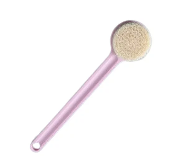 CEPILLO DE BAÑO MANGO LARGO ROSADO - 1