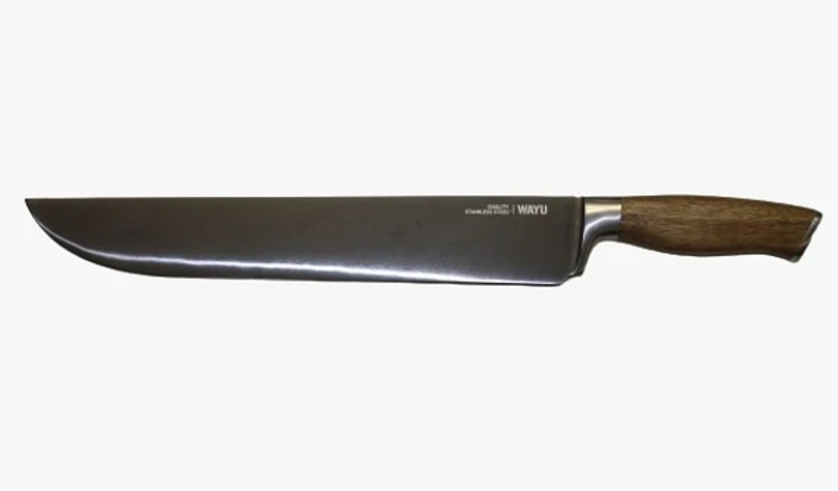 CUCHILLO PARRILLERO PROFESIONAL DE ACERO INOXIDABLE WAYU - 1