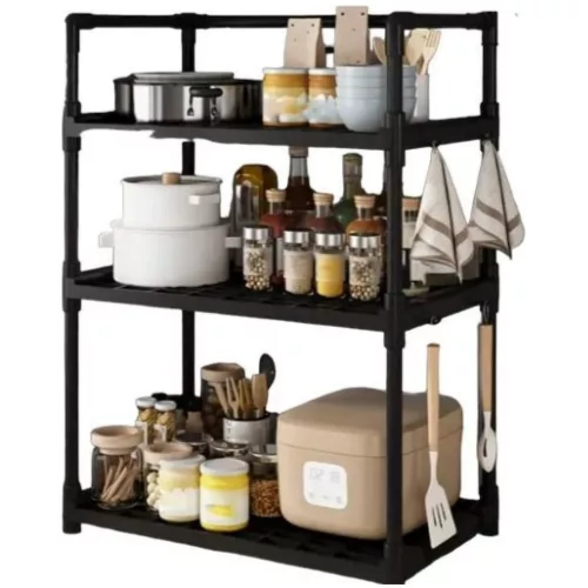 ORGANIZADOR RACK COCINA 3 NIVELES ESPECIAS MULTIFUNCIONAL - 1