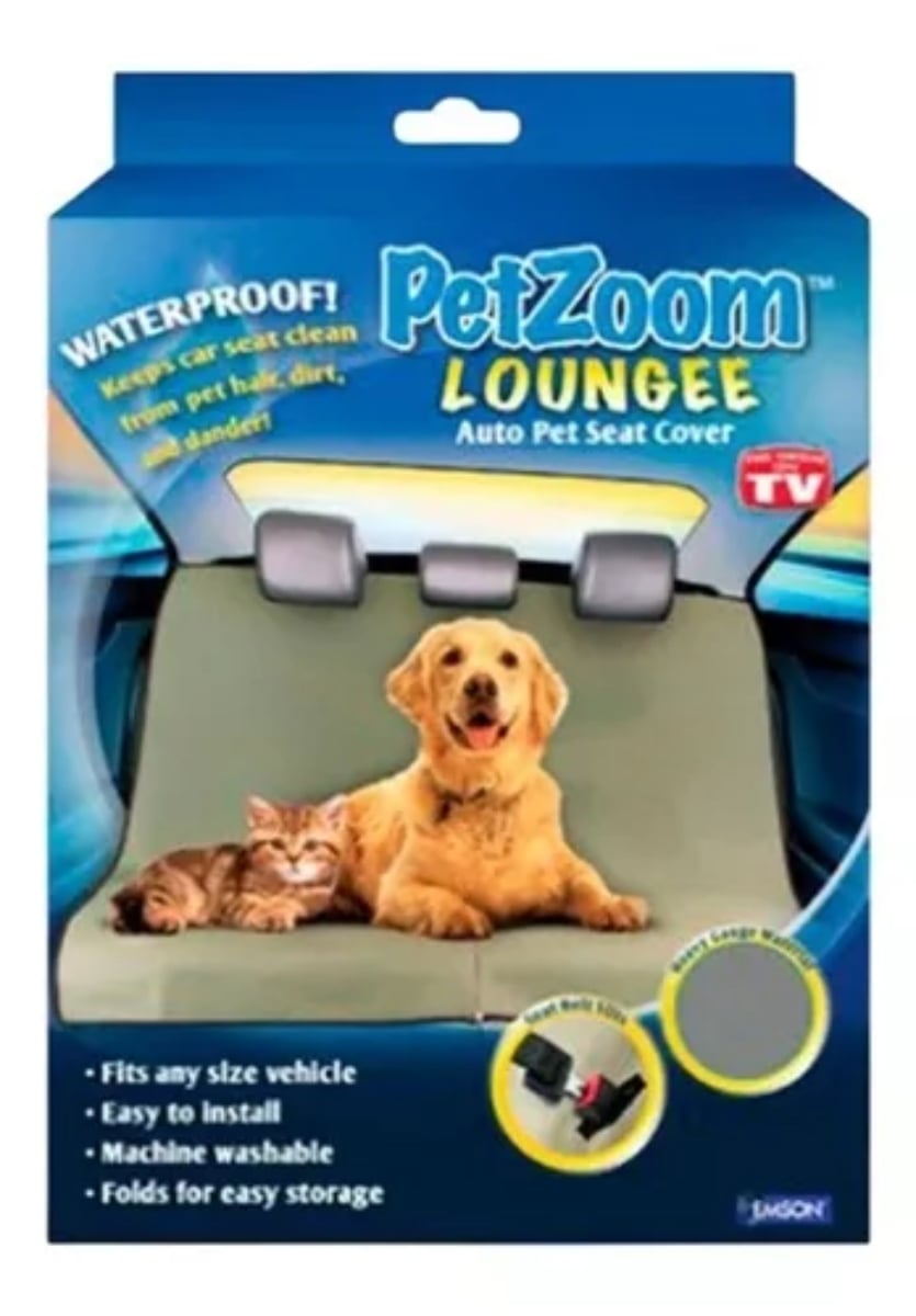 FUNDA PROTECTOR CUBRE ASIENTO AUTO MUEBLE PET ZOOM LOUNGEE - 1
