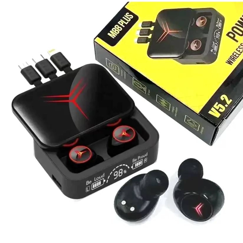 AUDÍFONOS OEM M88 PLUS BLUETOOTH MICRÓFONO - 1