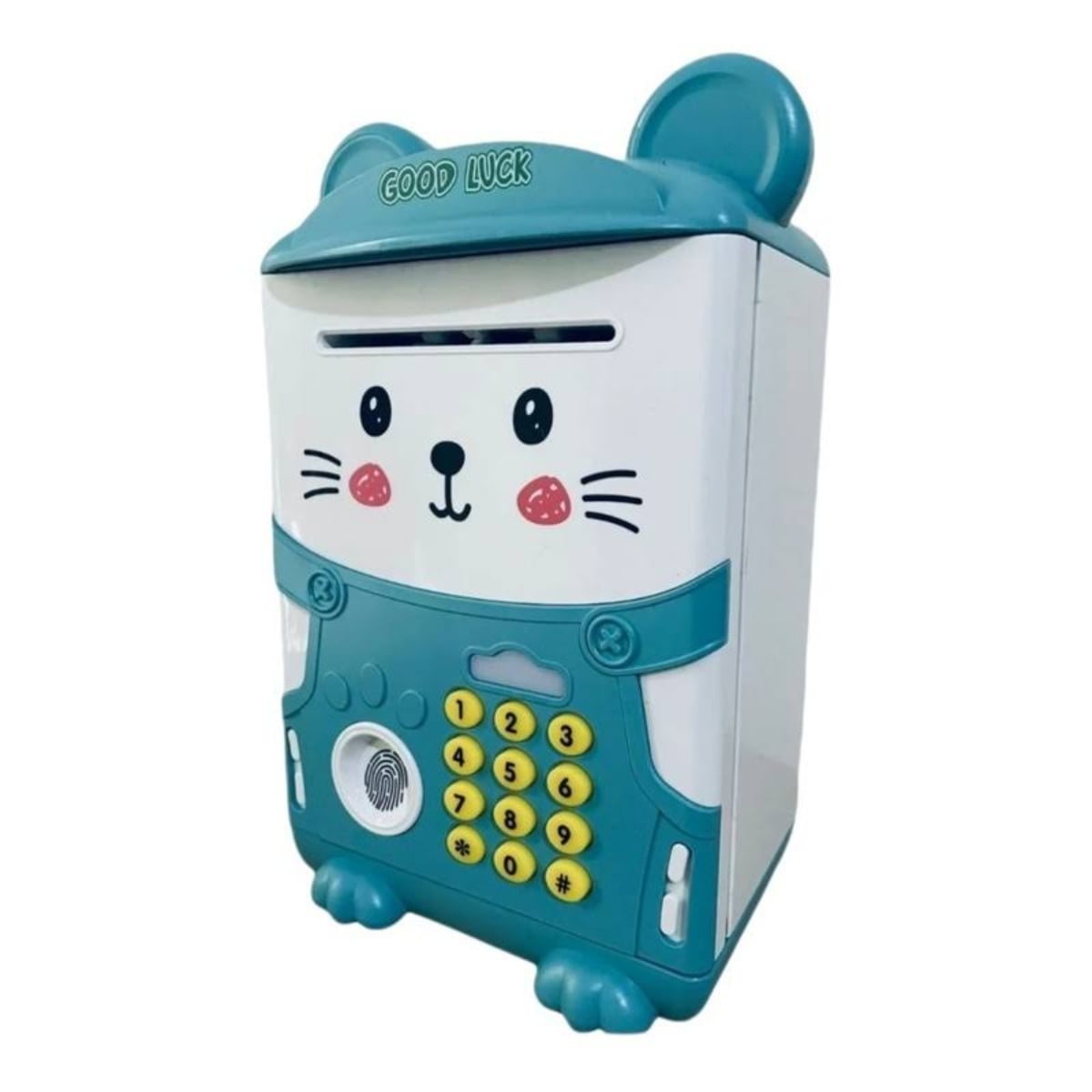 ALCANCIA ELECTRONICA MINI CAJERO AUTOMATICO DE AHORROS AZUL - 2
