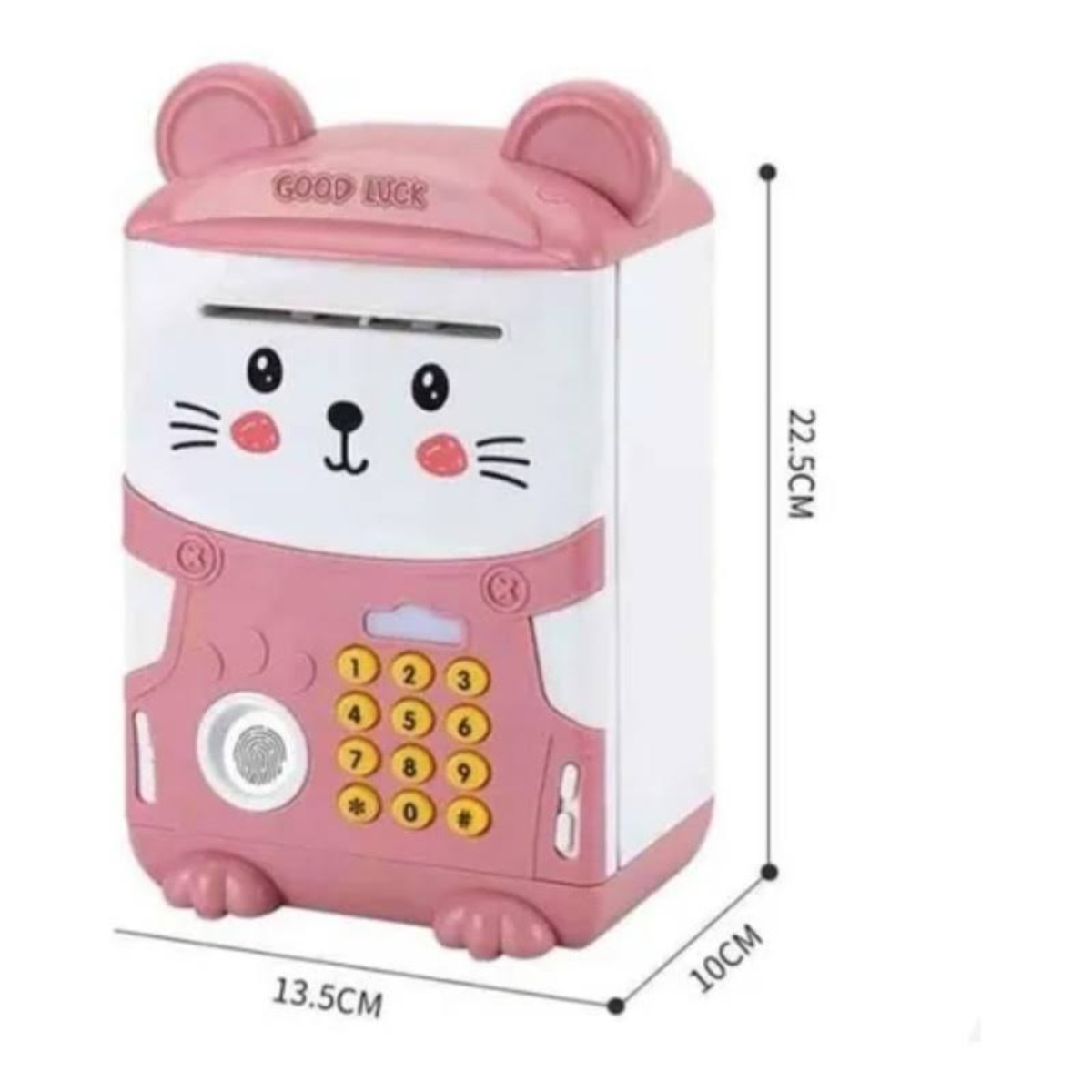 ALCANCIA ELECTRONICA MINI CAJERO AUTOMATICO DE AHORROS AZUL - 3