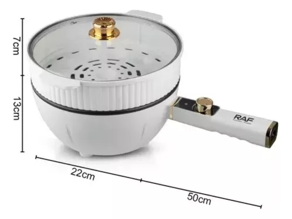 OLLA ELÉCTRICA MULTIFUNCIÓN 5 LITROS 1300W RAF-5239 - 4