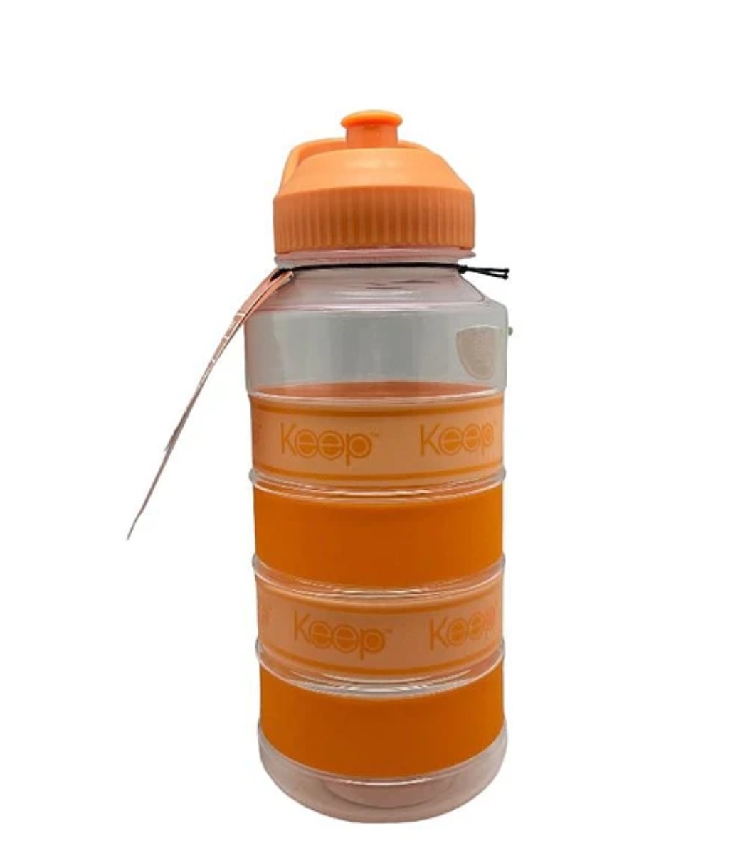 BOTELLA BOTELLÓN 1 LITRO BIG BANDS LIBRE DE BPA AMARILLO - 1