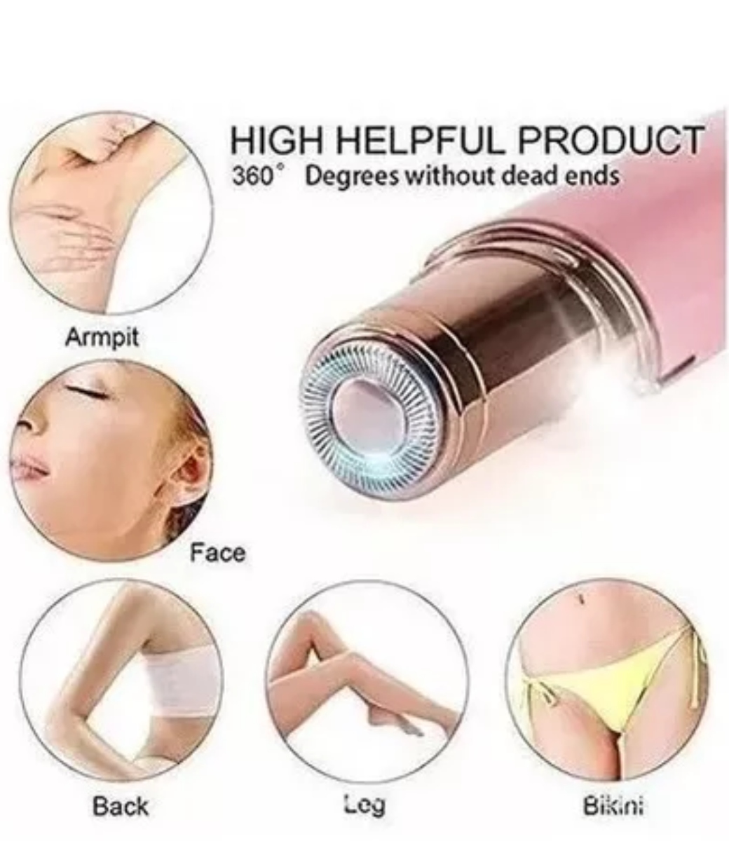 MINI DEPIILADORA OEM FORMA DE LÁPIZ LABIAL FACIAL OPERADA CON BATERIA - 3