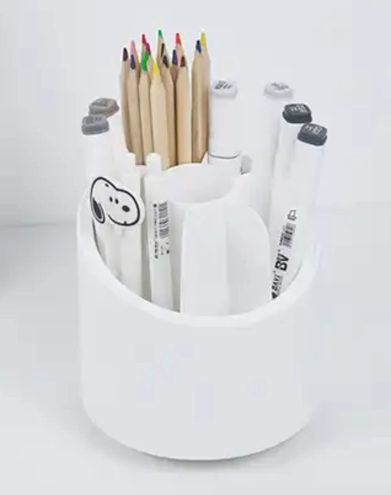 ORGANIZADOR MULTIFUNCIÓN DE BROCHAS MAQUILLAJE GIRATORIO - 3