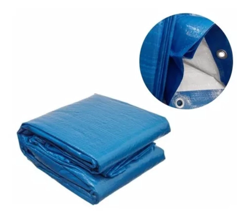 LONA COVERTOR MULTIUSOS IMPERMEABLE 6 X 8 METROS - 1
