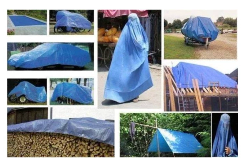 LONA COVERTOR MULTIUSOS IMPERMEABLE 6 X 8 METROS - 3