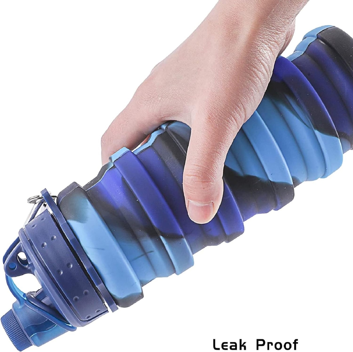 BOTELLA DE AGUA DEPORTIVA DE SILICONA PLEGABLE - 3