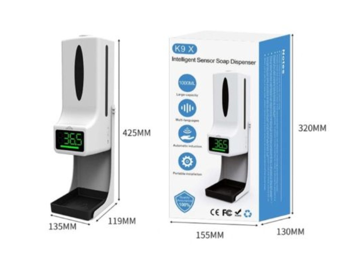 DISPENSADOR OEM CON SENSOR INTELIGENTE Y TERMÓMETRO K9X - 3