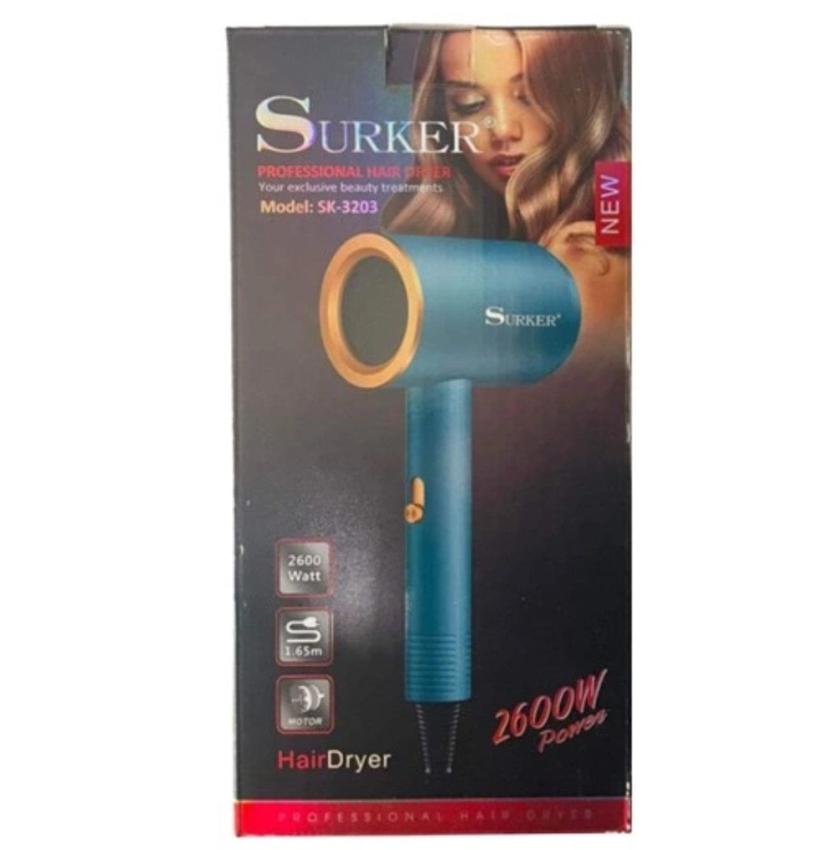 SECADOR CABELLO PEQUEÑO 2600W SURKER SK-3203 - 1