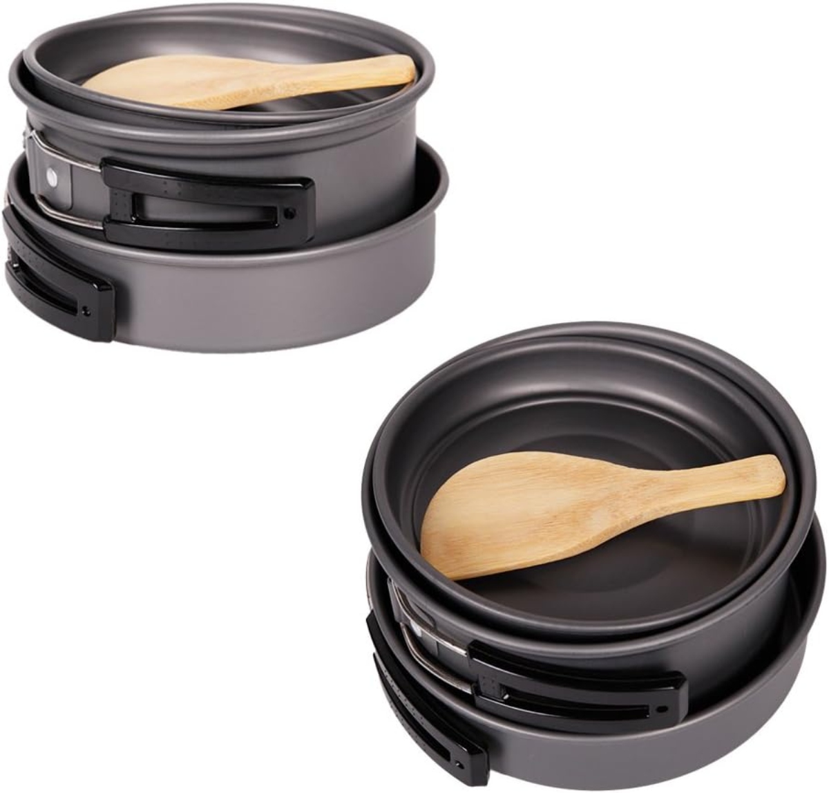 UTENSILIOS OEM JUEGO PICNIC TAZÓN OLLA SARTÉN MOCHILERO CAMPING - 3