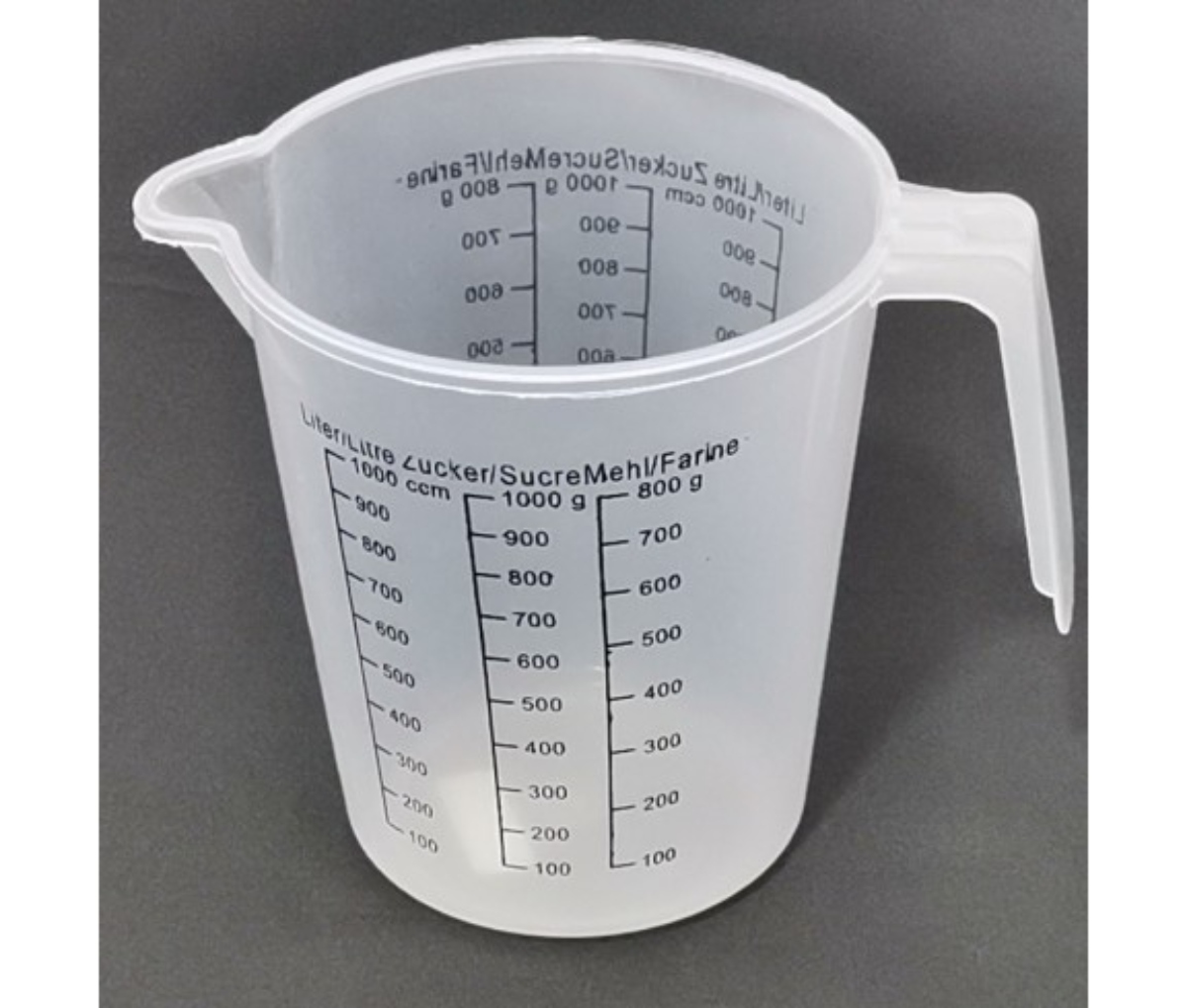 SET DE 02 JARRA PLÁSTICA MEDIDORA DE 1000 ML - 2