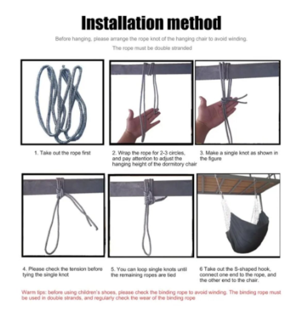 SILLA HAMACA OEM COLGANTE DE LONA PARA EXTERIORES - 2