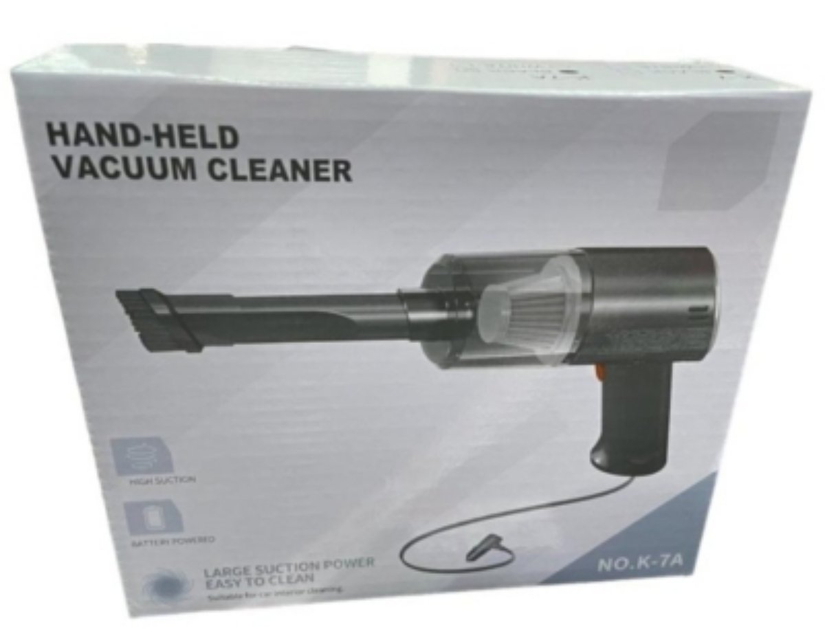 ASPIRADORA PISTOLA PORTÁTIL INALÁMBRICA AUTO HOGAR 120W - 1