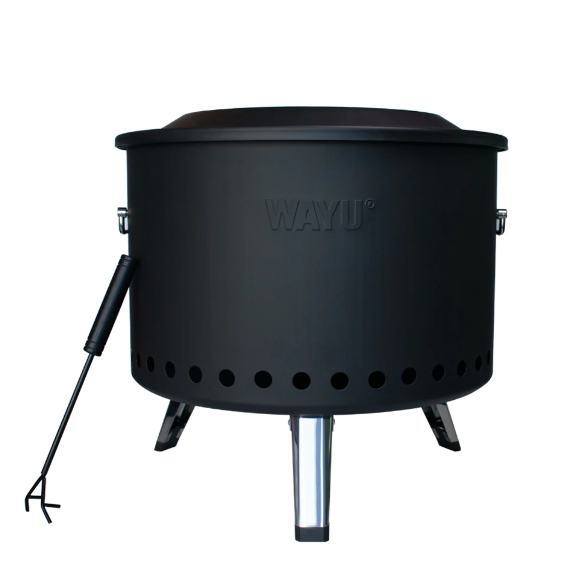 FOGÓN PARRILLERO SIN HUMO 55 CM WAYU NEGRO - 3