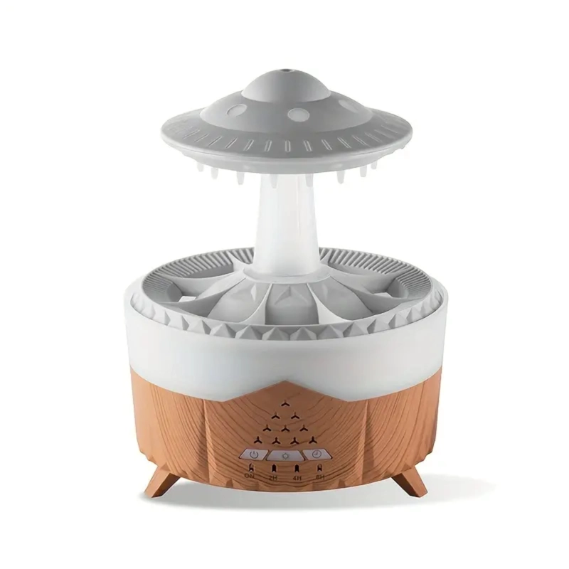 DIFUSOR HUMIFICADOR RELAJANTE HONGO GOTAS DE LLUVIA - 1