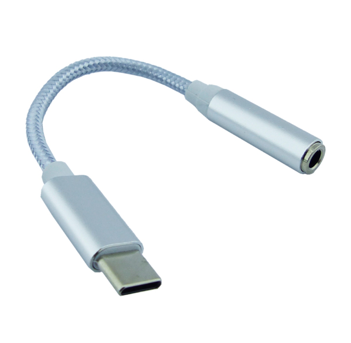 CABLE ADAPTADOR TYPE-C A JACK 3.5 HEMBRA PUNTA DE METAL - 2
