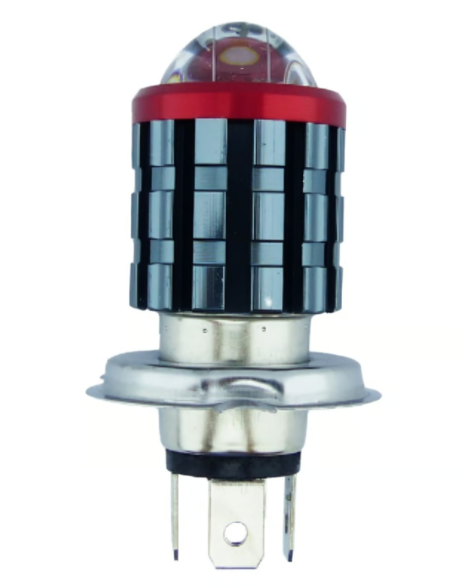AMPOLLETA MOTO H-4 LED OJO DE ÁNGEL LIUHJG 20W DÚO COLOR - 2