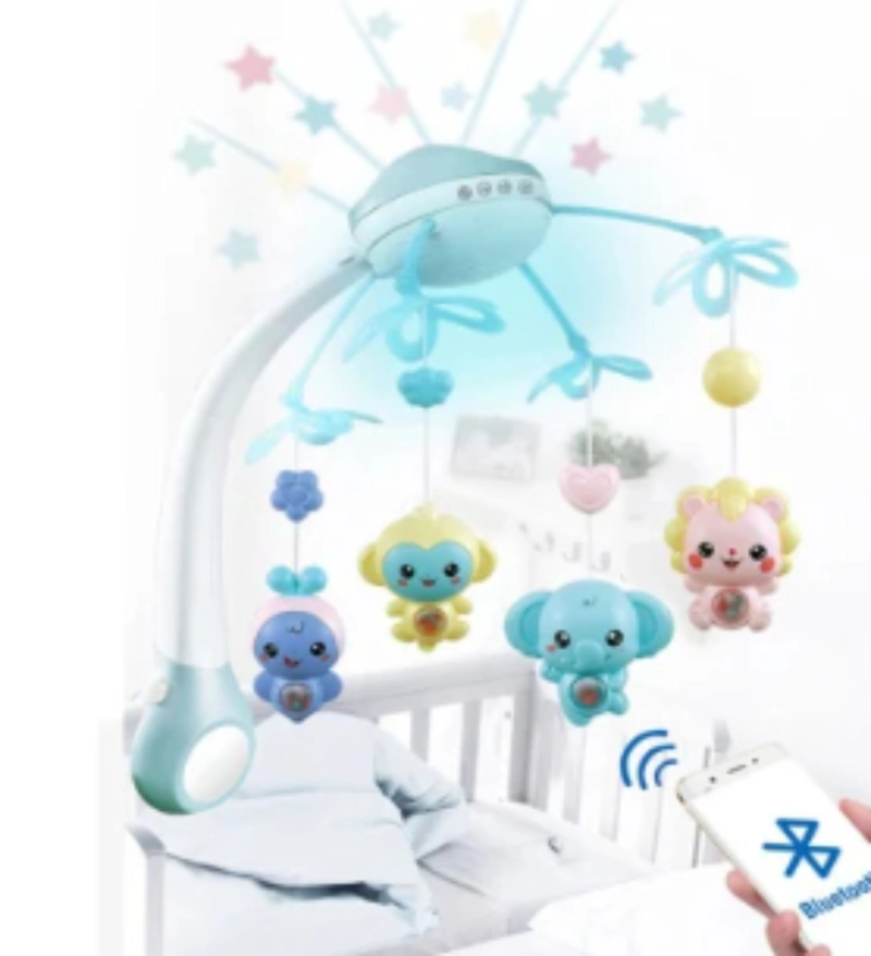 MÓVIL MUSICAL MELODÍA INFANTIL CON LUZ Y SONIDO ANIMALITOS - 2