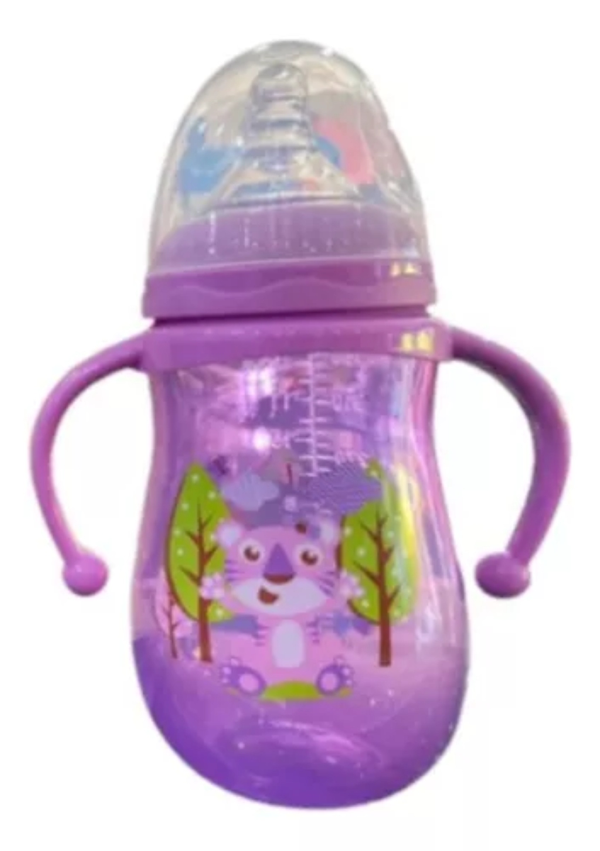 BIBERÓN PARA AGUA ONLY BABY 12ONZAS MORADO - 1